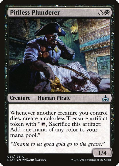 Pitiless Plunderer - Rivals of Ixalan - U - 81