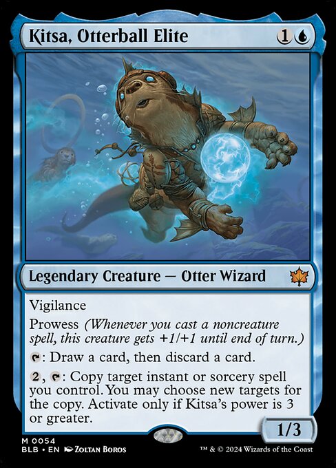 Kitsa, Otterball Elite - Promo Pack: Bloomburrow - M - 54