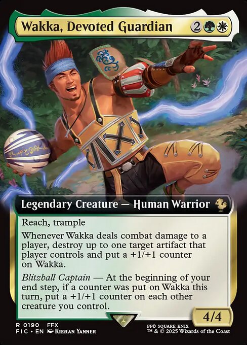 Wakka, Devoted Guardian (Extended Art) - Commander: FINAL FANTASY - R - 190