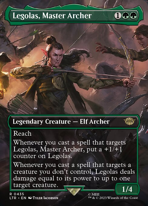 Legolas, Master Archer (Borderless) - Universes Beyond: The Lord of the Rings: Tales of Middle-earth - R - 435