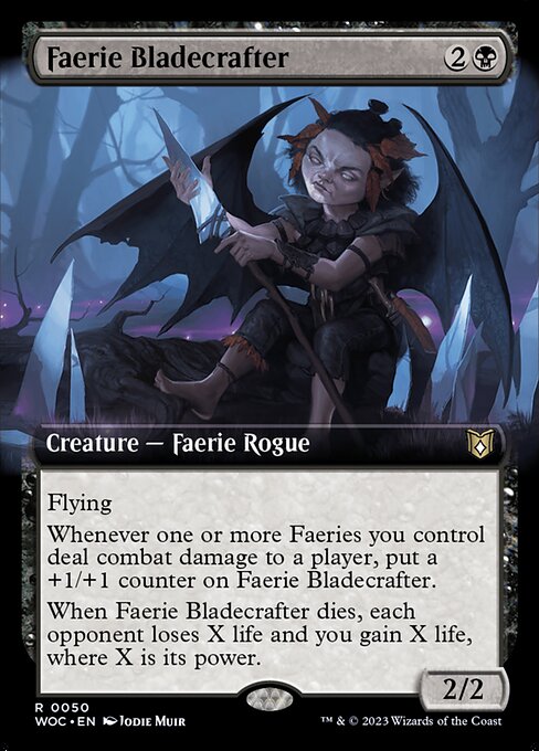 Faerie Bladecrafter (Extended Art) - Commander: Wilds of Eldraine - R - 50