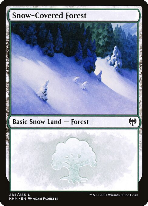 Snow-Covered Forest (284) - Kaldheim - L - 284