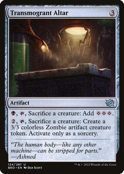 Transmogrant Altar - The Brothers' War - U - 124