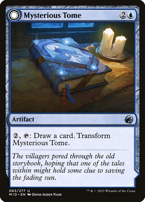 Mysterious Tome - Innistrad: Midnight Hunt - U - 63