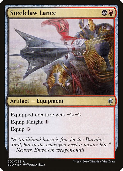 Steelclaw Lance - Throne of Eldraine - U - 202