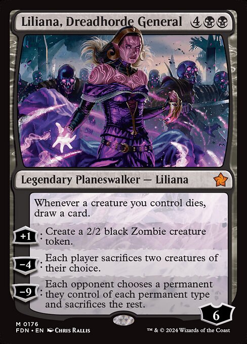 Liliana, Dreadhorde General - Foundations - M - 176