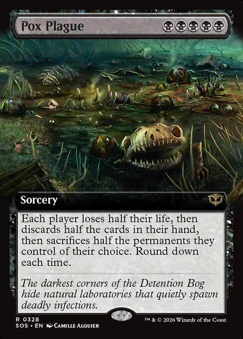 Pox Plague (Extended Art) - Secrets of Strixhaven - R - 328