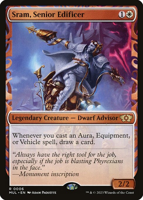 Sram, Senior Edificer - March of the Machine: Multiverse Legends - R - 6