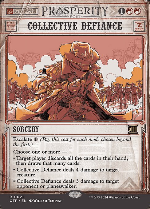 Collective Defiance - Outlaws of Thunder Junction: Breaking News - R - 21