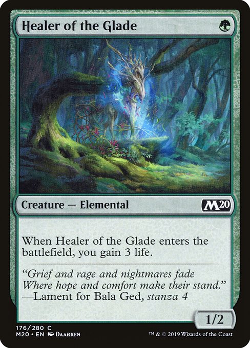 Healer of the Glade - Core Set 2020 - C - 176