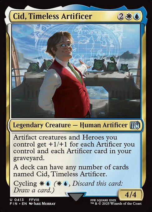 Cid, Timeless Artificer (0413) - FINAL FANTASY - U - 413