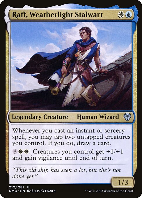 Raff, Weatherlight Stalwart - Dominaria United - U - 212