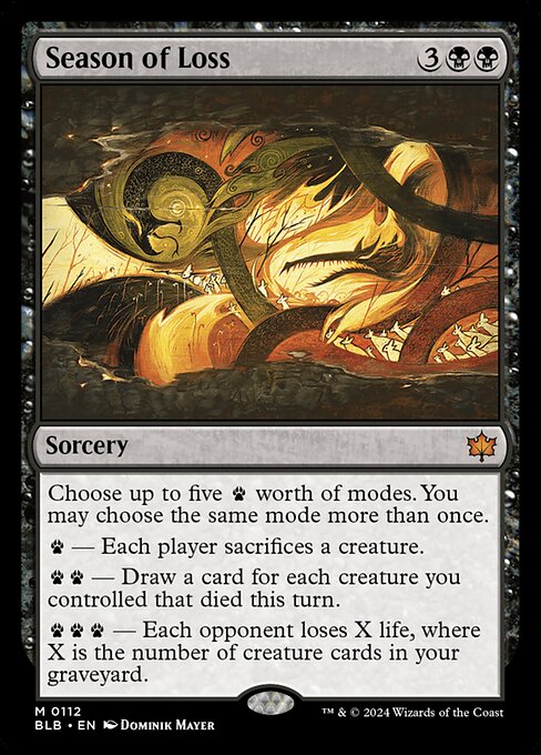 Season of Loss - Bloomburrow - M - 112