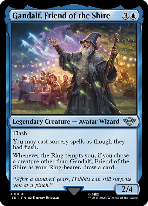 Gandalf, Friend of the Shire - Universes Beyond: The Lord of the Rings: Tales of Middle-earth - U - 50