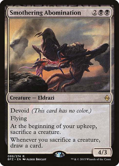 Smothering Abomination - Battle for Zendikar - R - 99