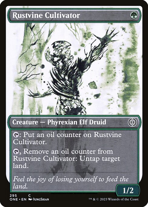 Rustvine Cultivator (Showcase) - Phyrexia: All Will Be One - C - 295