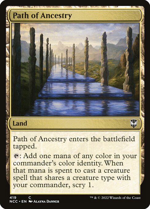 Path of Ancestry - Commander: Streets of New Capenna - C - 419