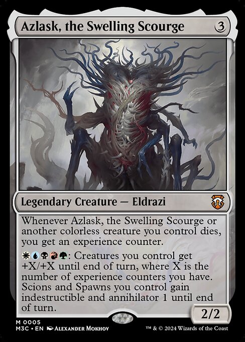 Azlask, the Swelling Scourge - Commander: Modern Horizons 3 - M - 5