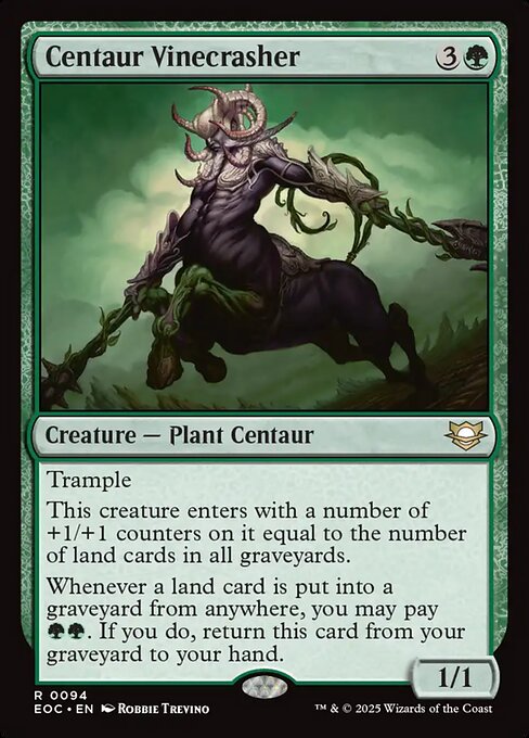 Centaur Vinecrasher - Commander: Edge of Eternities - R - 94