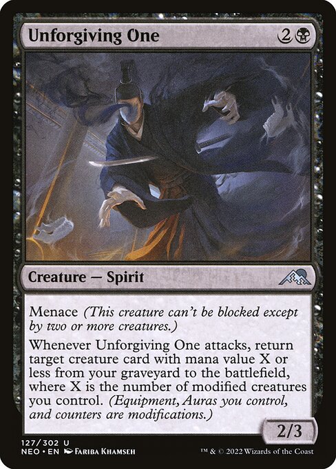 Unforgiving One - Kamigawa: Neon Dynasty - U - 127