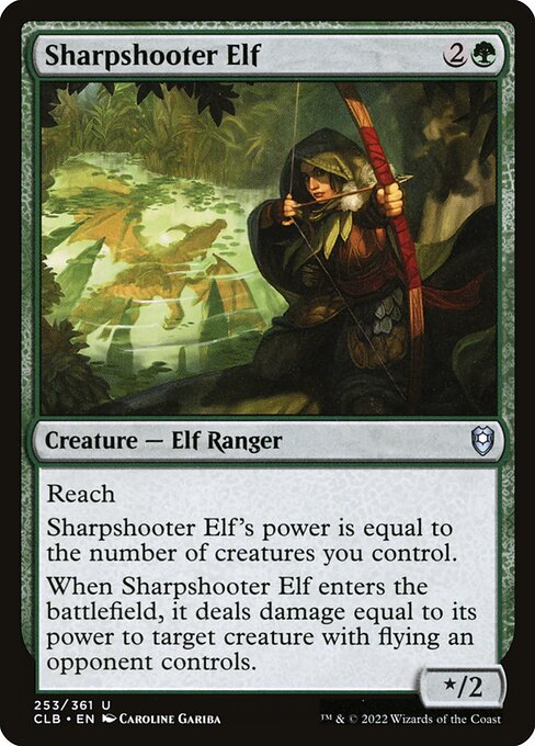 Sharpshooter Elf - Commander Legends: Battle for Baldur's Gate - U - 253