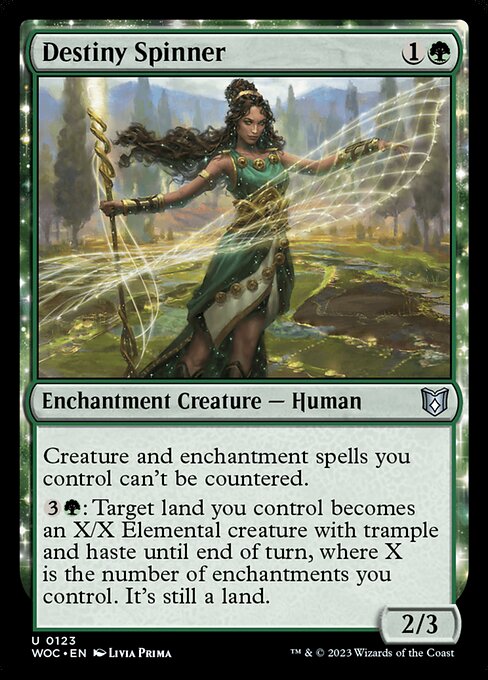 Destiny Spinner - Commander: Wilds of Eldraine - U - 123