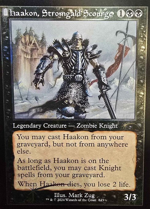 Haakon, Stromgald Scourge (Retro Frame) - Secret Lair Drop Series - R - 843