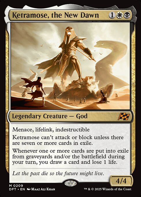 Ketramose, the New Dawn - Aetherdrift - M - 209
