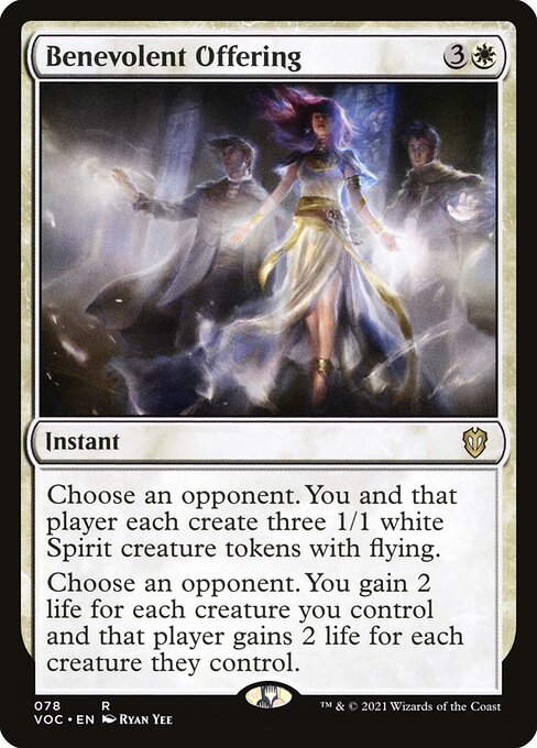 Benevolent Offering - Commander: Innistrad: Crimson Vow - R - 78