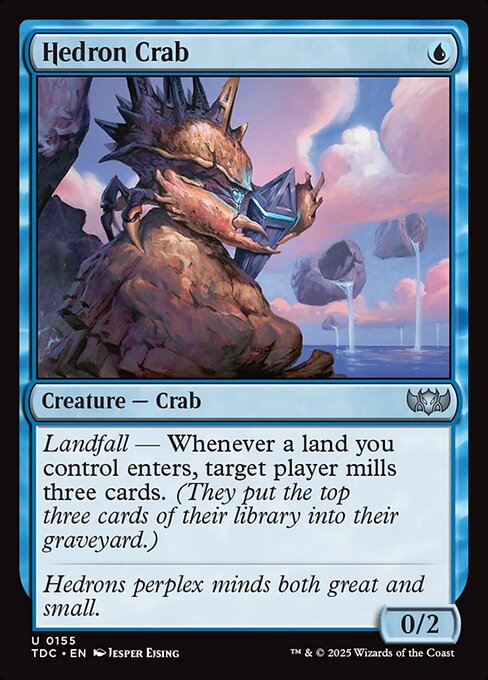 Hedron Crab - Commander: Tarkir: Dragonstorm - U - 155