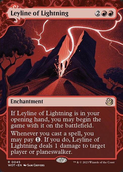 Leyline of Lightning - Wilds of Eldraine: Enchanting Tales - R - 45