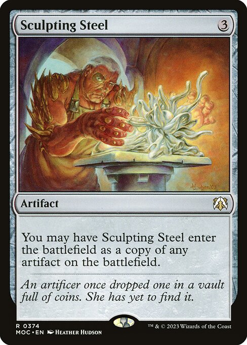 Sculpting Steel - Commander: March of the Machine - R - 374