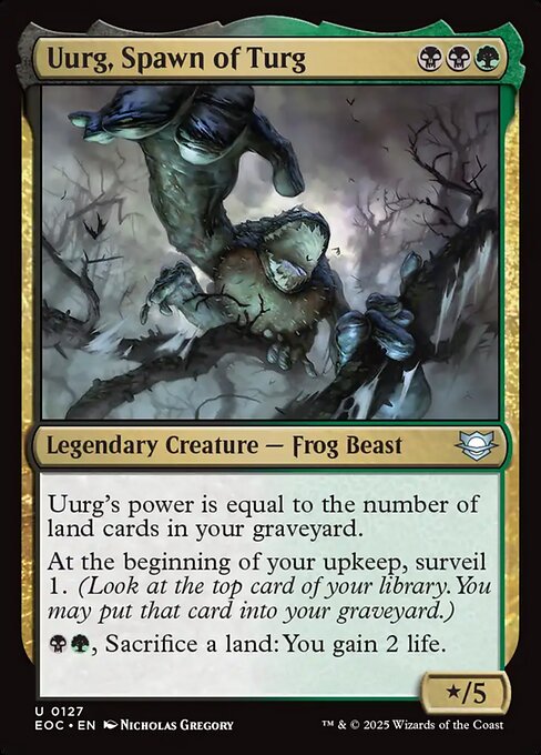 Uurg, Spawn of Turg - Commander: Edge of Eternities - U - 127