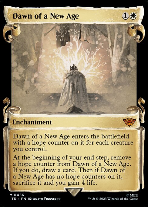 Dawn of a New Age (Showcase Scrolls) - Universes Beyond: The Lord of the Rings: Tales of Middle-earth - M - 456