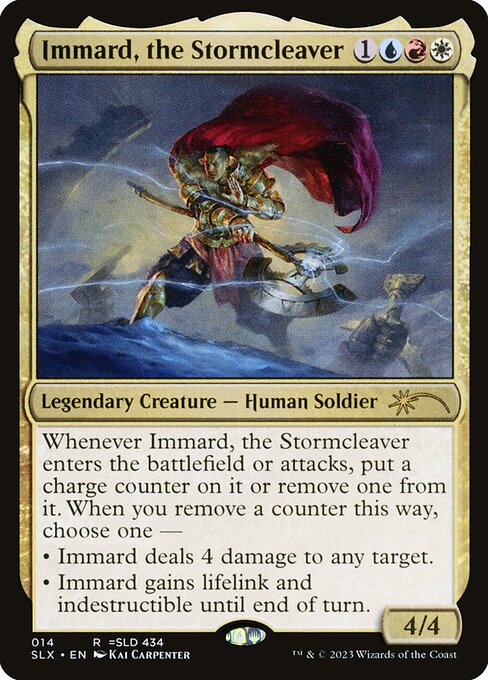 Immard, the Stormcleaver - SLX Cards - R - 14