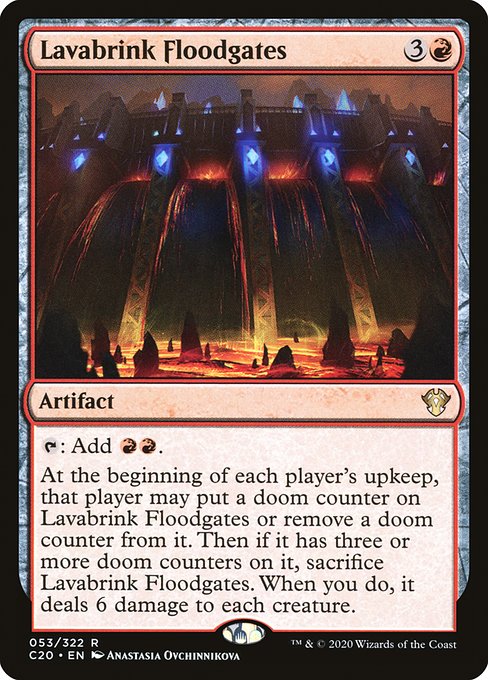 Lavabrink Floodgates - Commander 2020 - R - 53