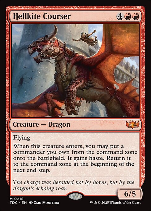 Hellkite Courser - Commander: Tarkir: Dragonstorm - M - 218