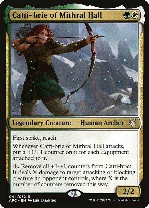 Catti-brie of Mithral Hall - Commander: Adventures in the Forgotten Realms - R - 44