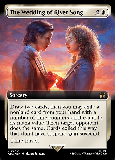 The Wedding of River Song (Extended Art) - Universes Beyond: Doctor Who - R - 349