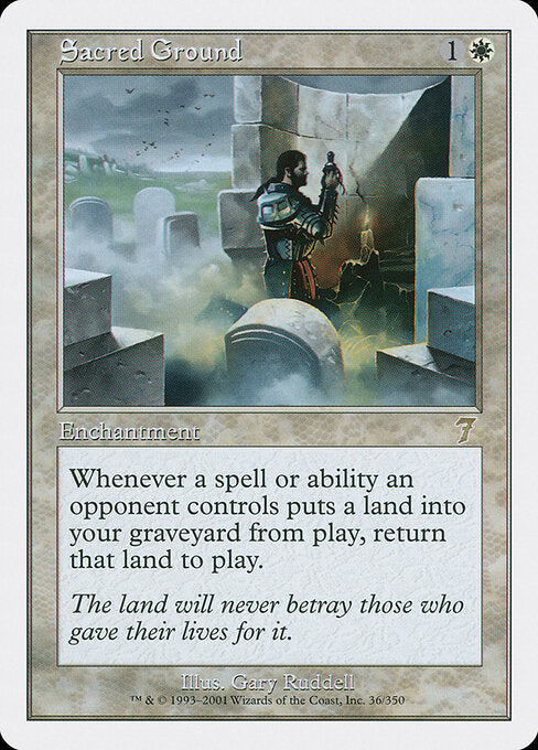 Sacred Ground - 7th Edition - R - 36