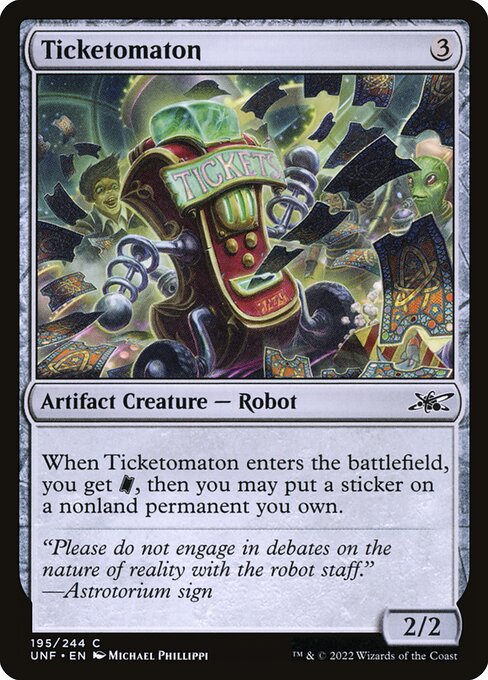 Ticketomaton - Unfinity - C - 195