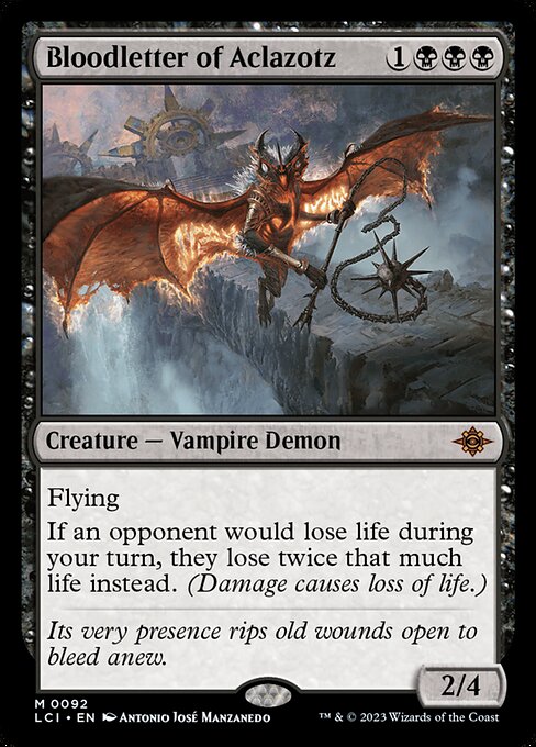 Bloodletter of Aclazotz - The Lost Caverns of Ixalan - M - 92