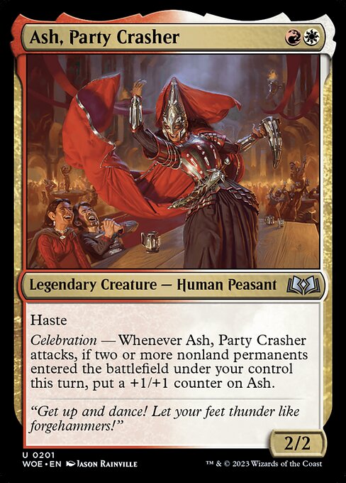Ash, Party Crasher - Wilds of Eldraine - U - 201