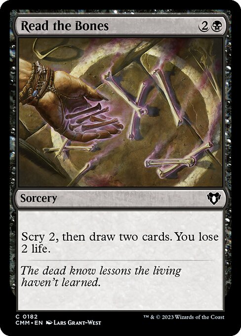 Read the Bones - Commander Masters - C - 182
