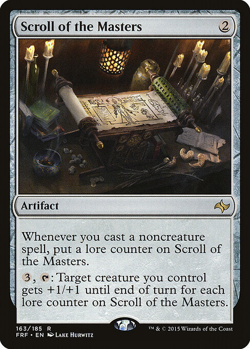 Scroll of the Masters - Fate Reforged - R - 163