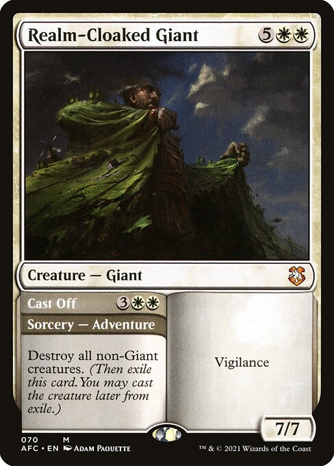 Realm-Cloaked Giant - Commander: Adventures in the Forgotten Realms - M - 70