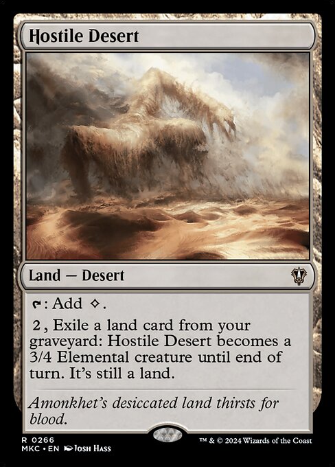 Hostile Desert - Commander: Murders at Karlov Manor - R - 266