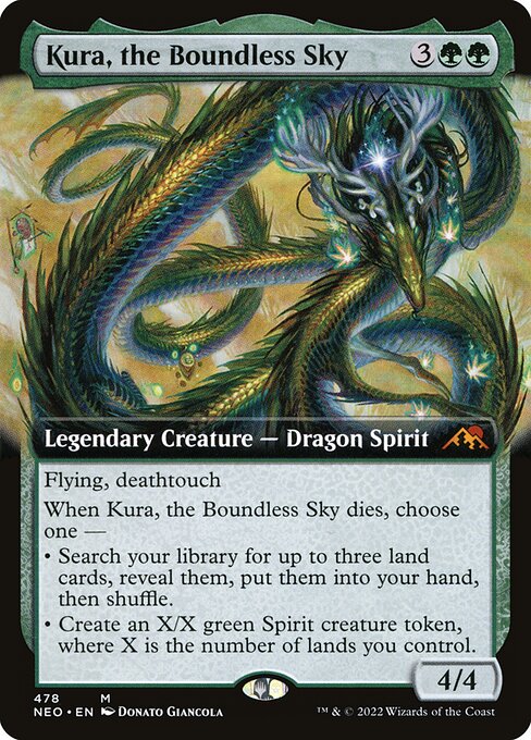 Kura, the Boundless Sky (Extended Art) - Kamigawa: Neon Dynasty - M - 478