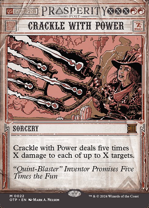 Crackle with Power - Outlaws of Thunder Junction: Breaking News - M - 22
