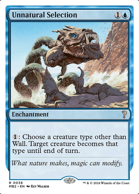 Unnatural Selection (White Border) - Mystery Booster 2 - R - 38